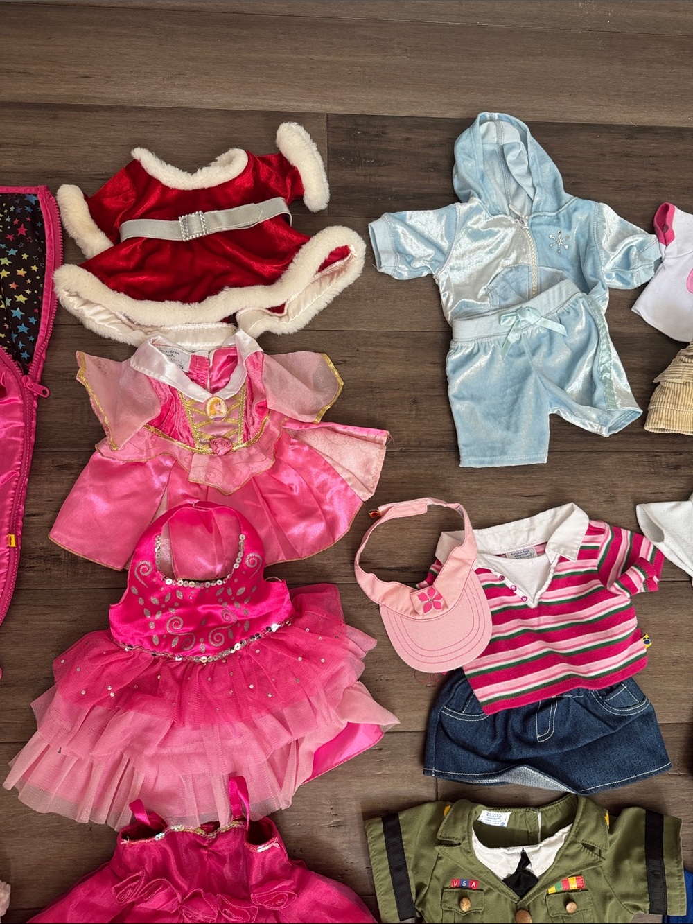 Build a bear mixed 43 piece lot bundle dresses outfits shoes - Picture 3 of 7
